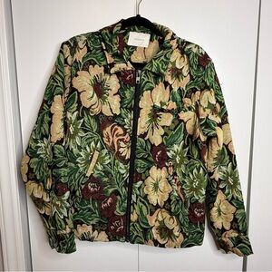 Pacsun Tapestry Gas Jacket Floral NWT Unisex Small